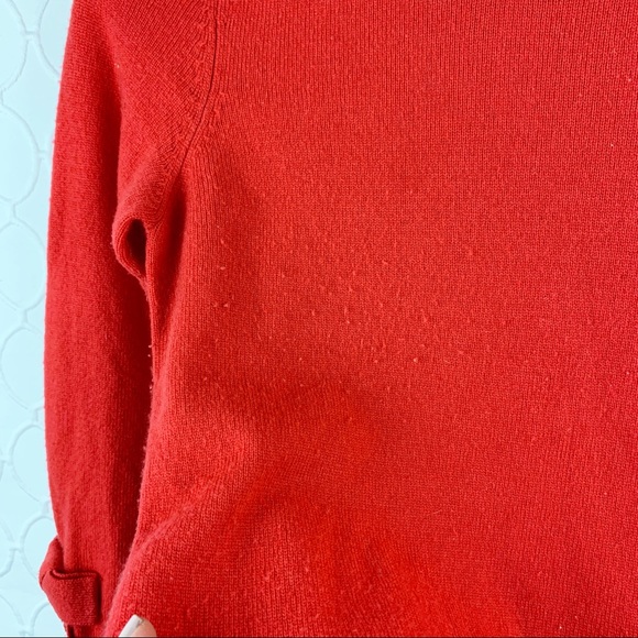 Kate Spade Arianna Red Bow Wool Cashmere Sweater XS - Picture 5 of 8